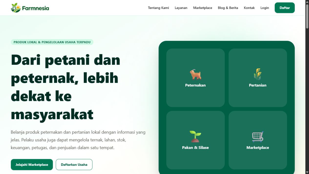 Preview Farmnesia Marketplace